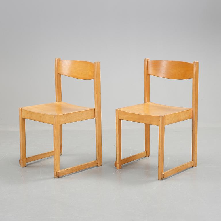 STOLAR, 7 st. "Orkesterstolen", Sven Markelius.