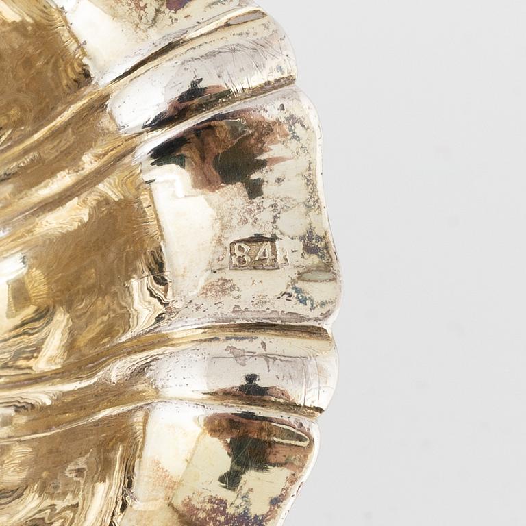 A silver salt cellar, Probably England, 19th/20th  century.