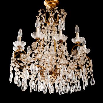 CHANDELIER, early 20th century. Total height 93 cm.