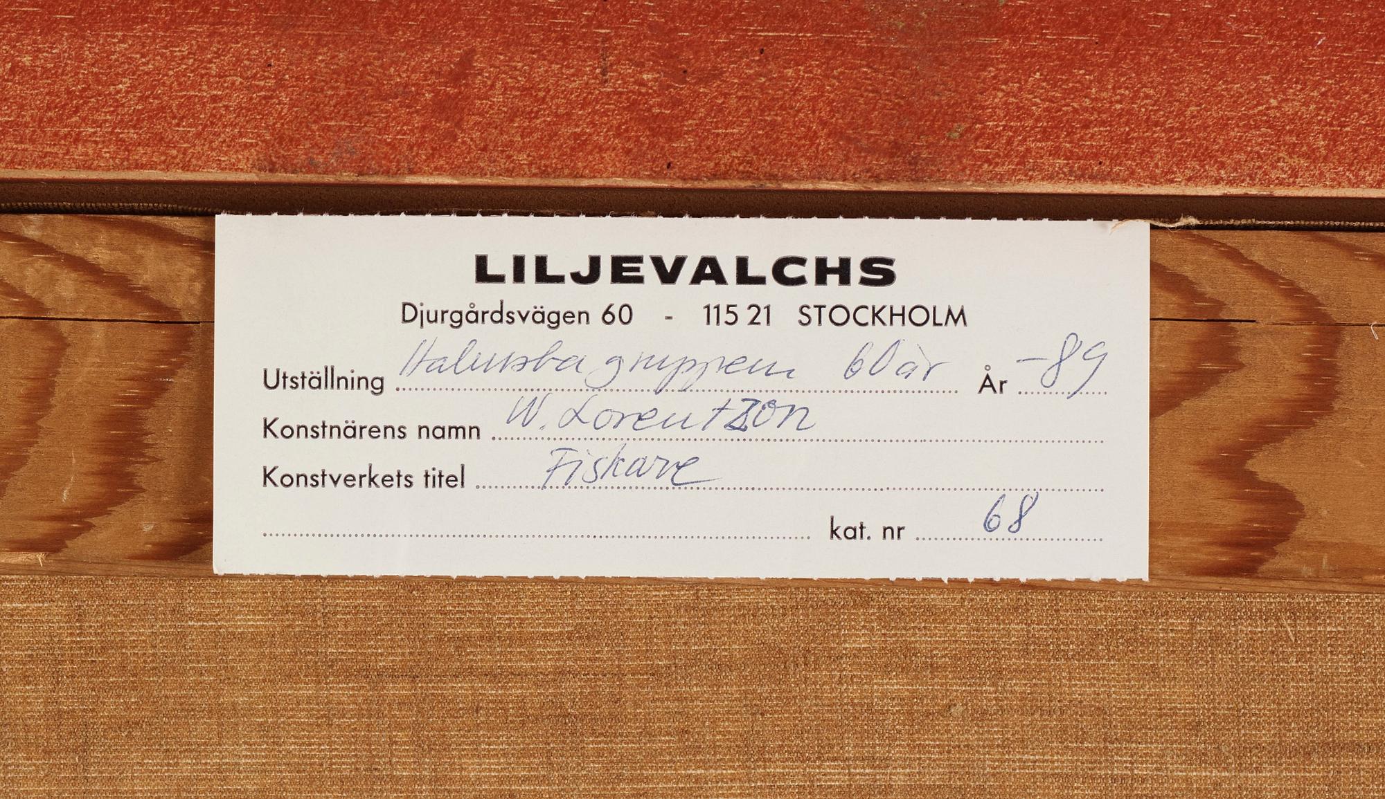 Waldemar Lorentzon, "Fiskaren".