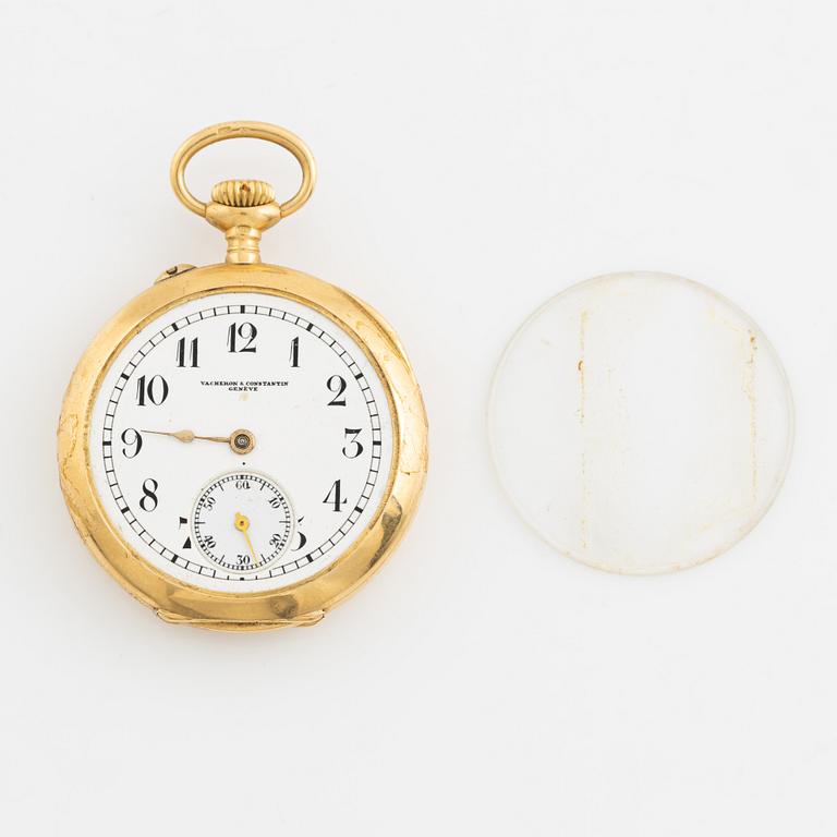 Vacheron & Constantin, Genève, 18K gold, pocket watch, 32 mm.