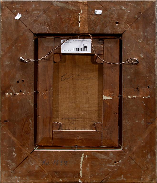 CHRISTIAN FREDRIK SVENSSON, olja på duk, sign.