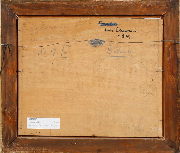 SVEN X:ET ERIXSON, oil on panel, signed and dated -24.