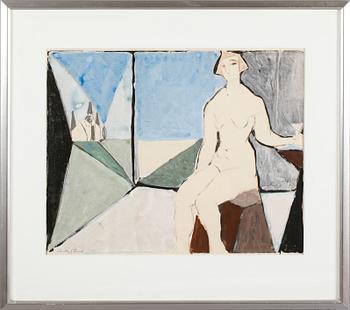 Hardy Strid · HARDY STRID, gouache, signerad och daterad 1949.