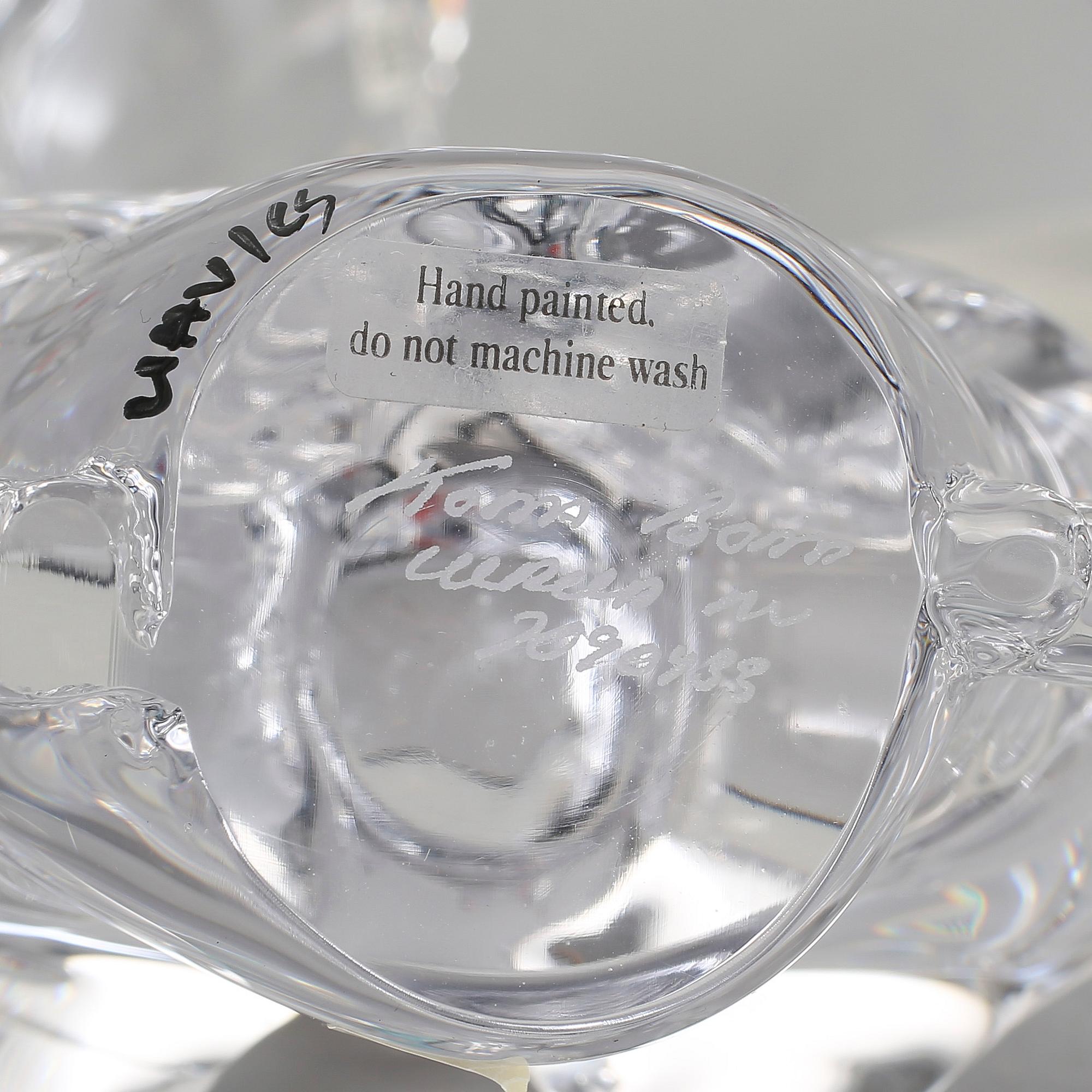 SKULPTURER, 4 st, glas, Ulrica Hydman-Vallien, Kosta Boda.