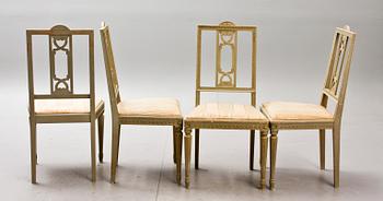 STOLAR, gustaviansk stil, 1900-talets mitt/andra hälft.