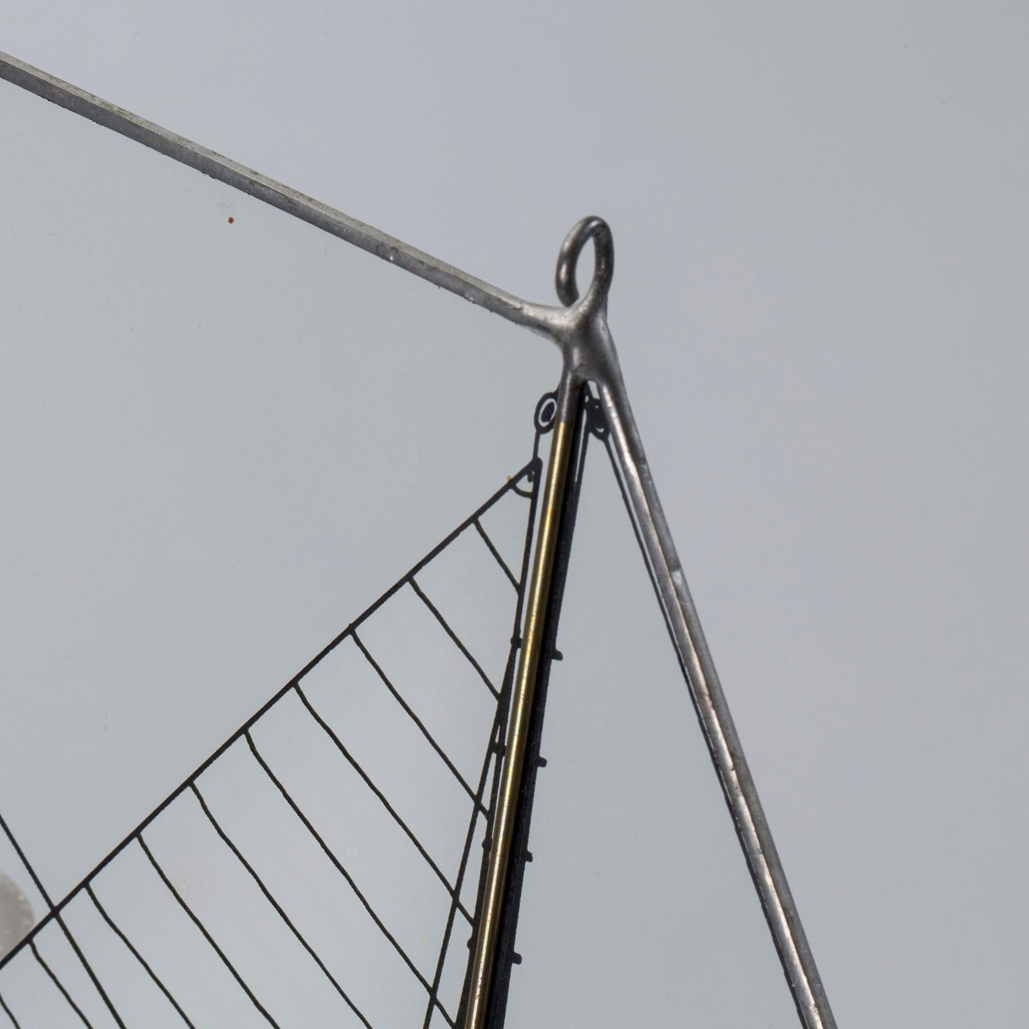 JONAS HALLNER, signerad, glasmålning.