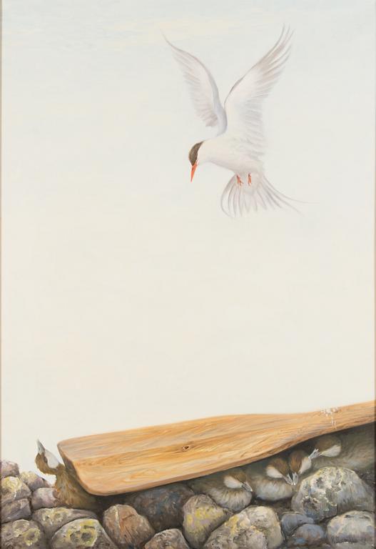 Reima Nurmikko, olja på duk, signerad och daterad -90.