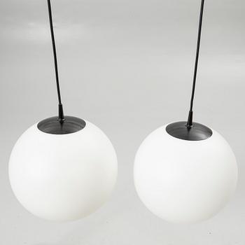 Ceiling lamps, a pair, 20th century, Putzler, Germany.