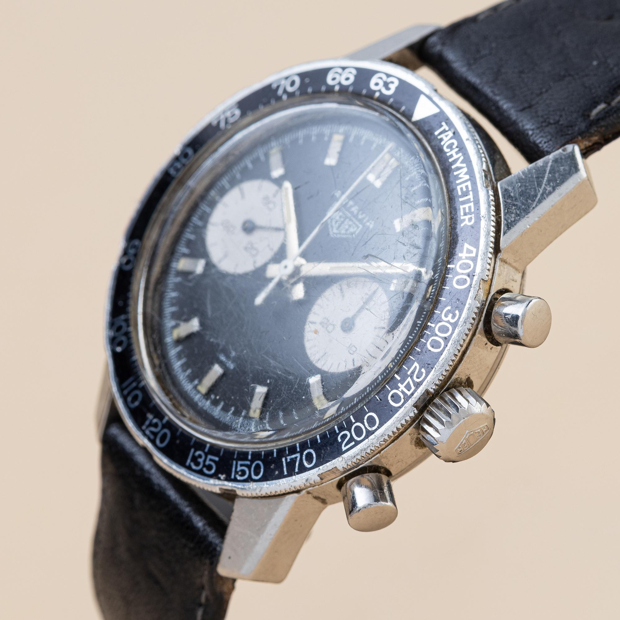 Heuer, Autavia, "Compressor Case", ca 1970.