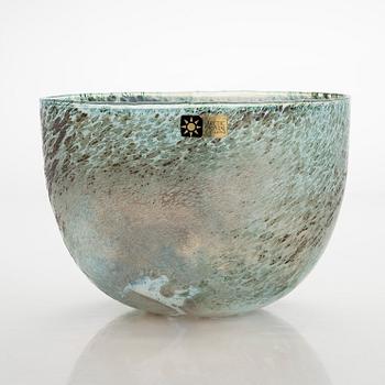 Oiva Toikka, a glass bowl, Pro Arte, signed O. Toikka Nuutajärvi.