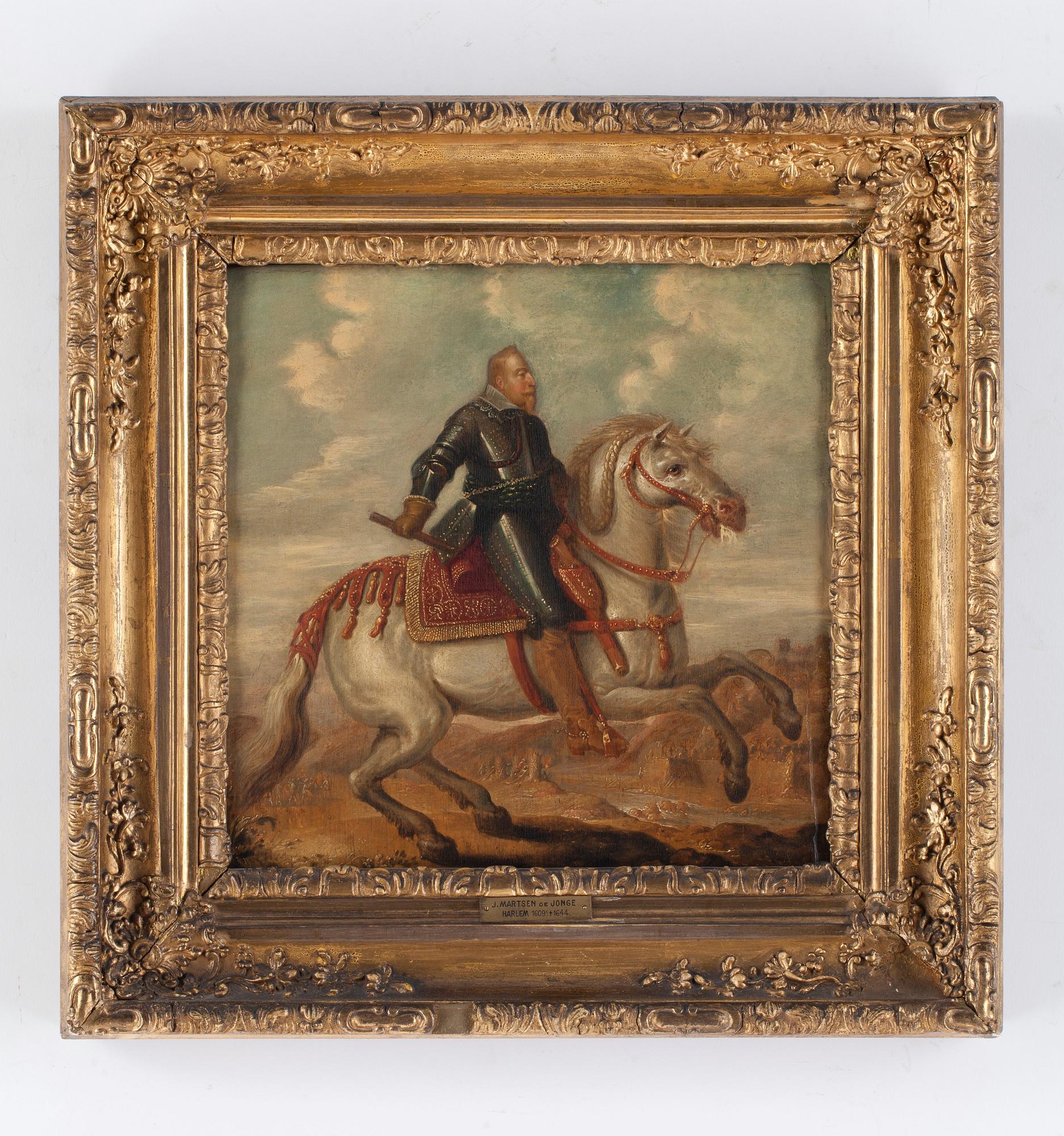 Jan Martszen de Jonge Tillskriven, Gustaf II Adolf till häst (1594-1632).