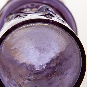 OIVA TOIKKA, MALJAKKO, lasia, "Bambu", signeerattu Oiva Toikka, Nuutajärvi Notsjö. 1960-luku.