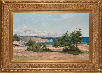 Erik Abrahamsson, oil on canvas, signed and dated 1894.