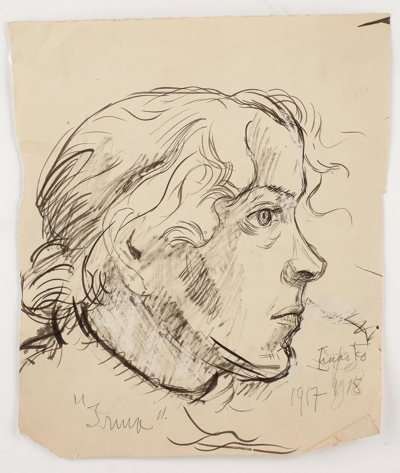 EINAR FORSETH, Parti teckningar och skisser. 21 st.