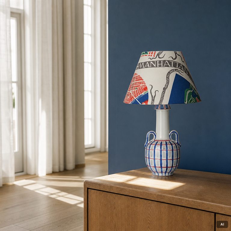 Wilhelm Kåge, lampfot, fajans, Gustavsbergs Studio, 1940-tal.