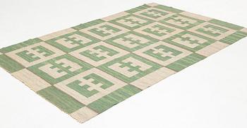 A Swedish flat weave carpet, ca 259 x 162 cm.