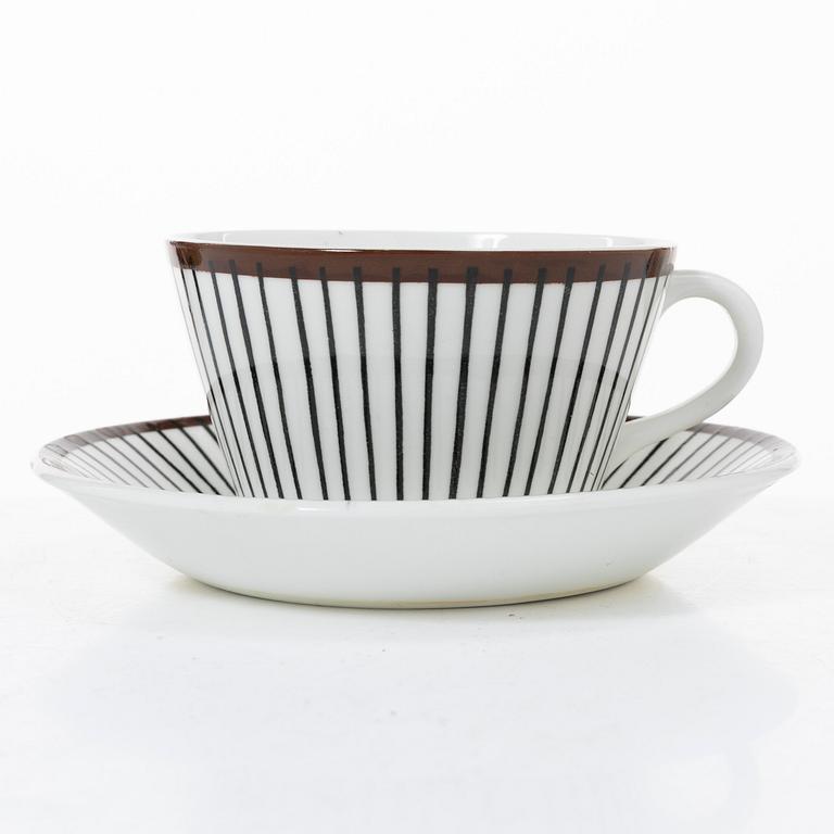Stig Lindberg, a 36 piece 'Spisa Ribb' service, Gustavsberg.
