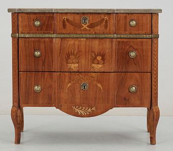 BYRÅ, gustaviansk stil, 1800-talets slut.