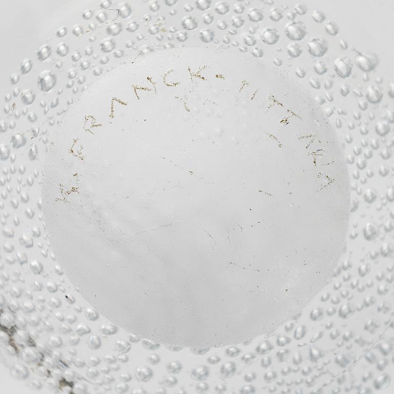 Kaj Franck, lasiesineitä, 3 kpl, Nuutajärvi ja Iittala, 1900-luvun puoliväli.