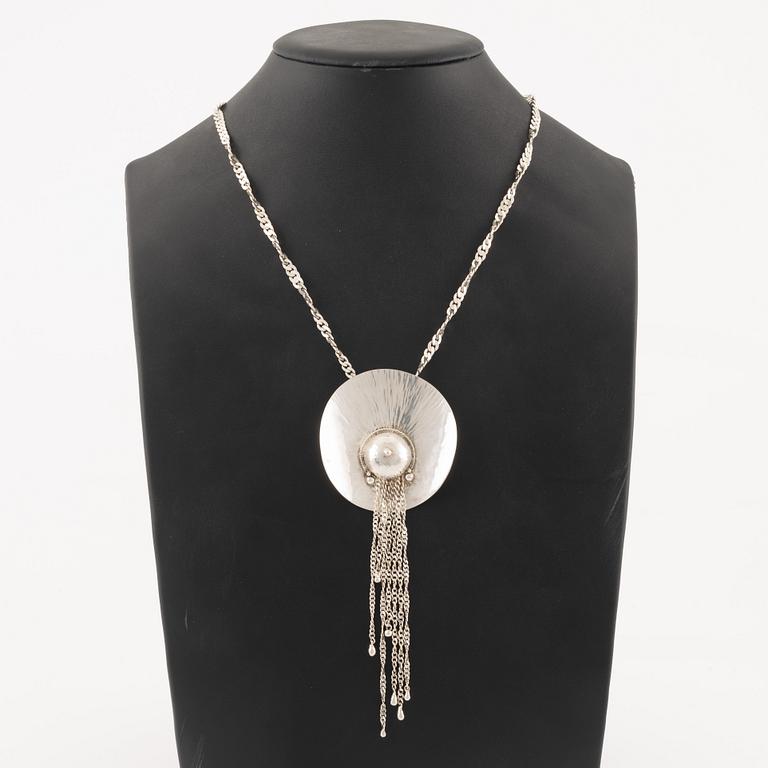 Rosa Taikon, a sterling silver necklace, Stockholm.