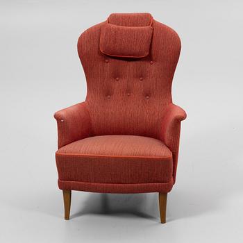 Carl Malmsten, armchair, "Farmor", AB O.H. Sjögren, Tranås, second half of the 20th century.