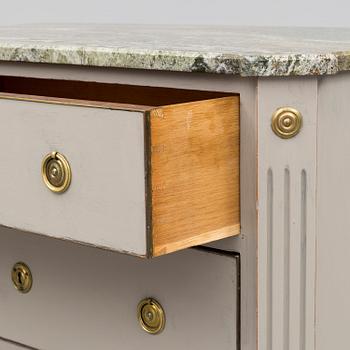 an early 20th century chest of drawers.