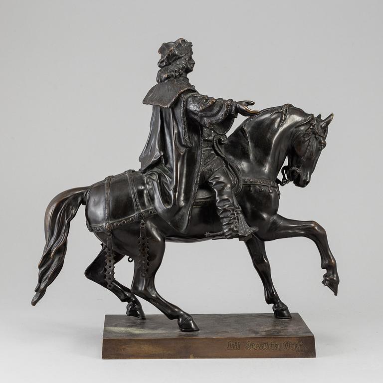 BOHUSLAV SCHNIRCH, sculpture. Bronze. Stamp signed. Height 39.5 cm, length 38 cm.