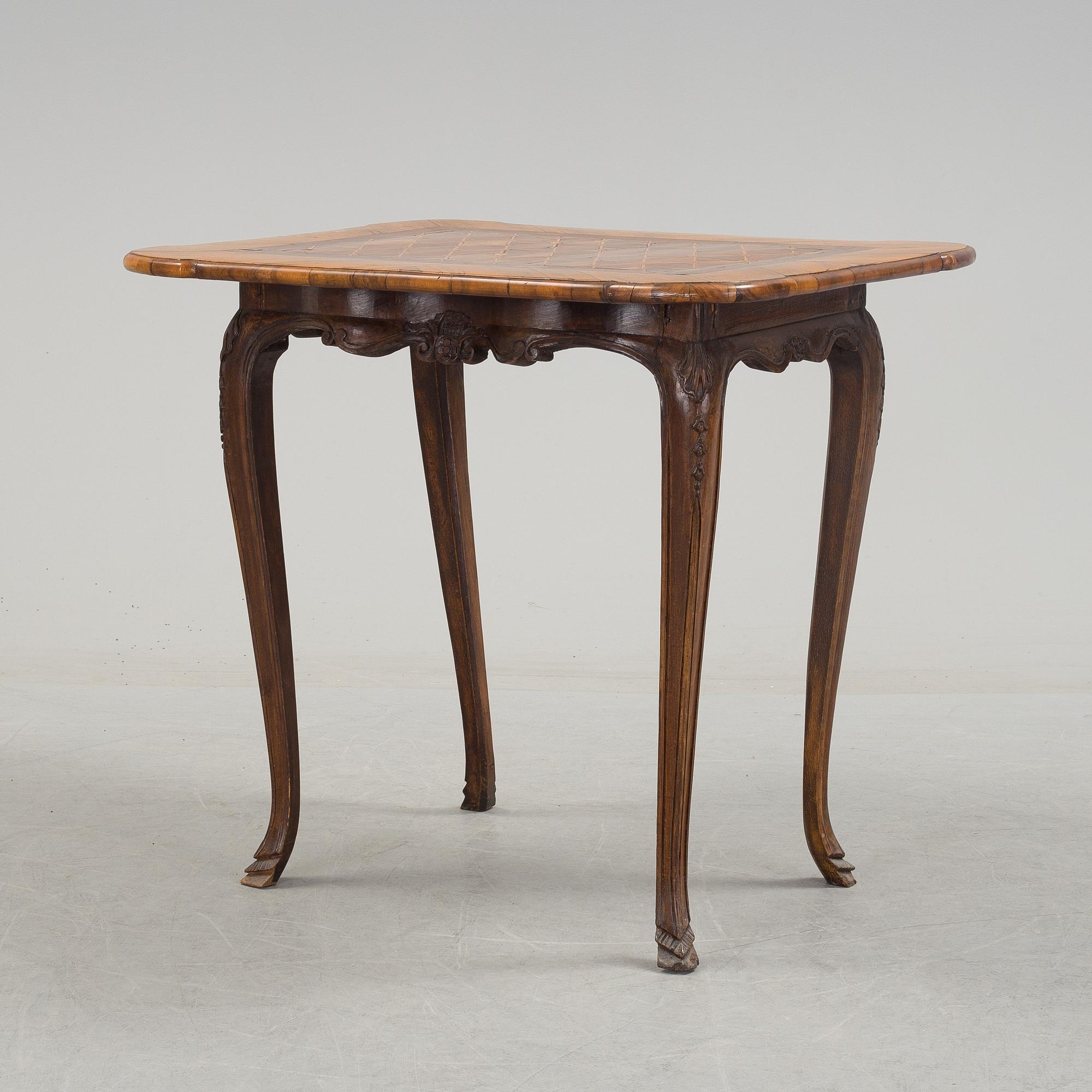 A mid 18th century rococo table.