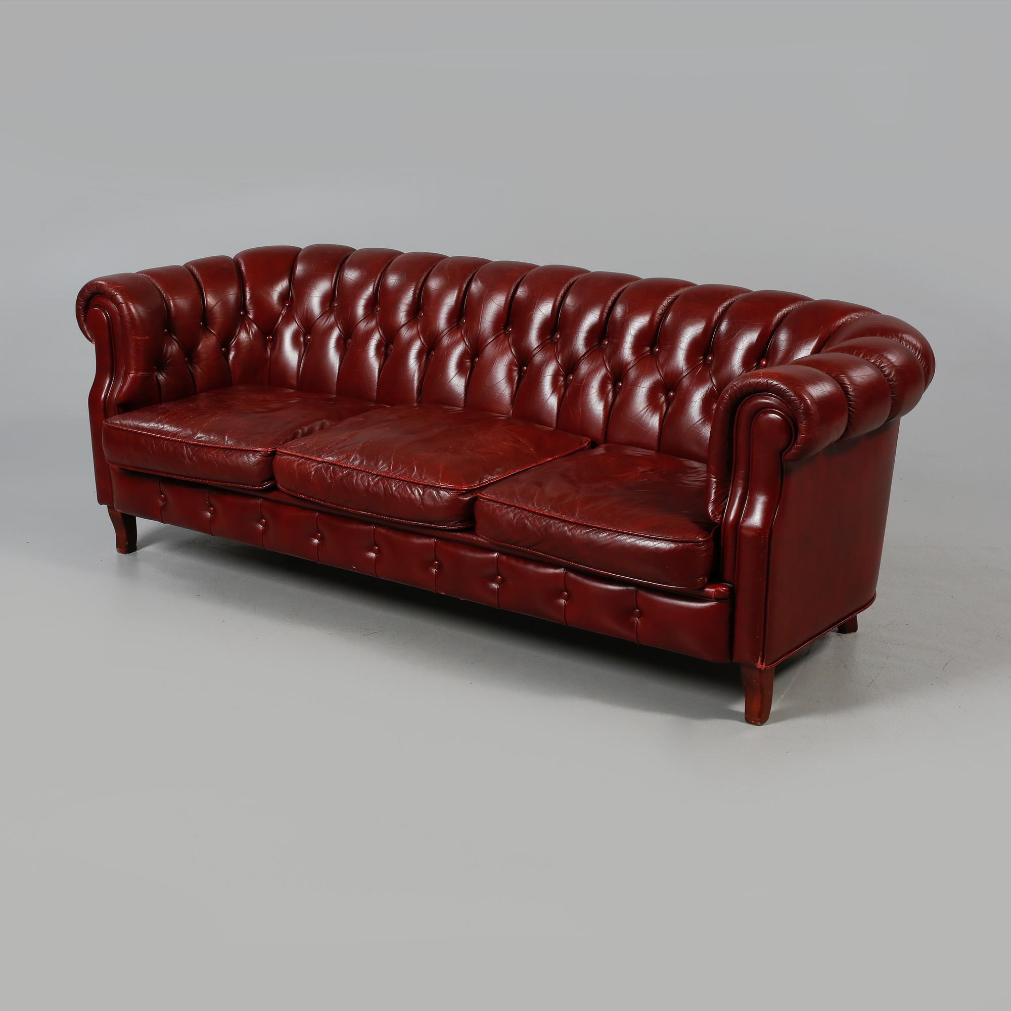SOFFA, Chesterfieldmodell, 1900-talets andra hälft.