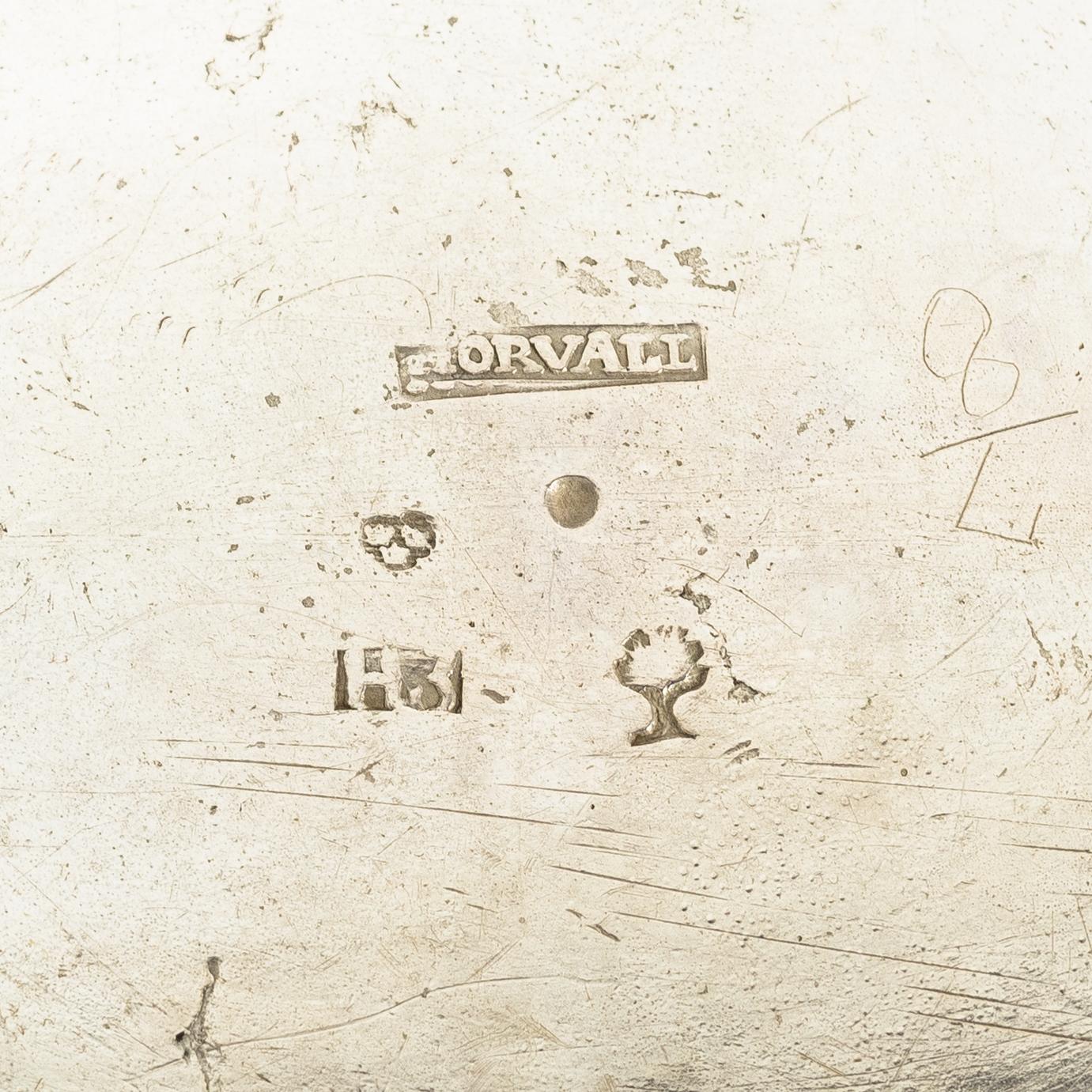 Lars Magnus Hörvall, gräddkanna, silver, Eksjö, 1814.