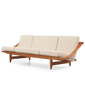 354. Svante Skogh, an oak sofa, AB Hjertquist & Co, Nässjö, Swedish Modern, 1950s.