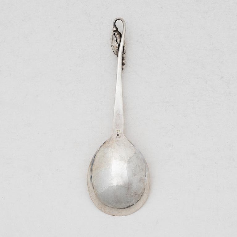 Georg Jensen, Serving spoon, sterling silver, no. 84, Denmark 1933-1944.