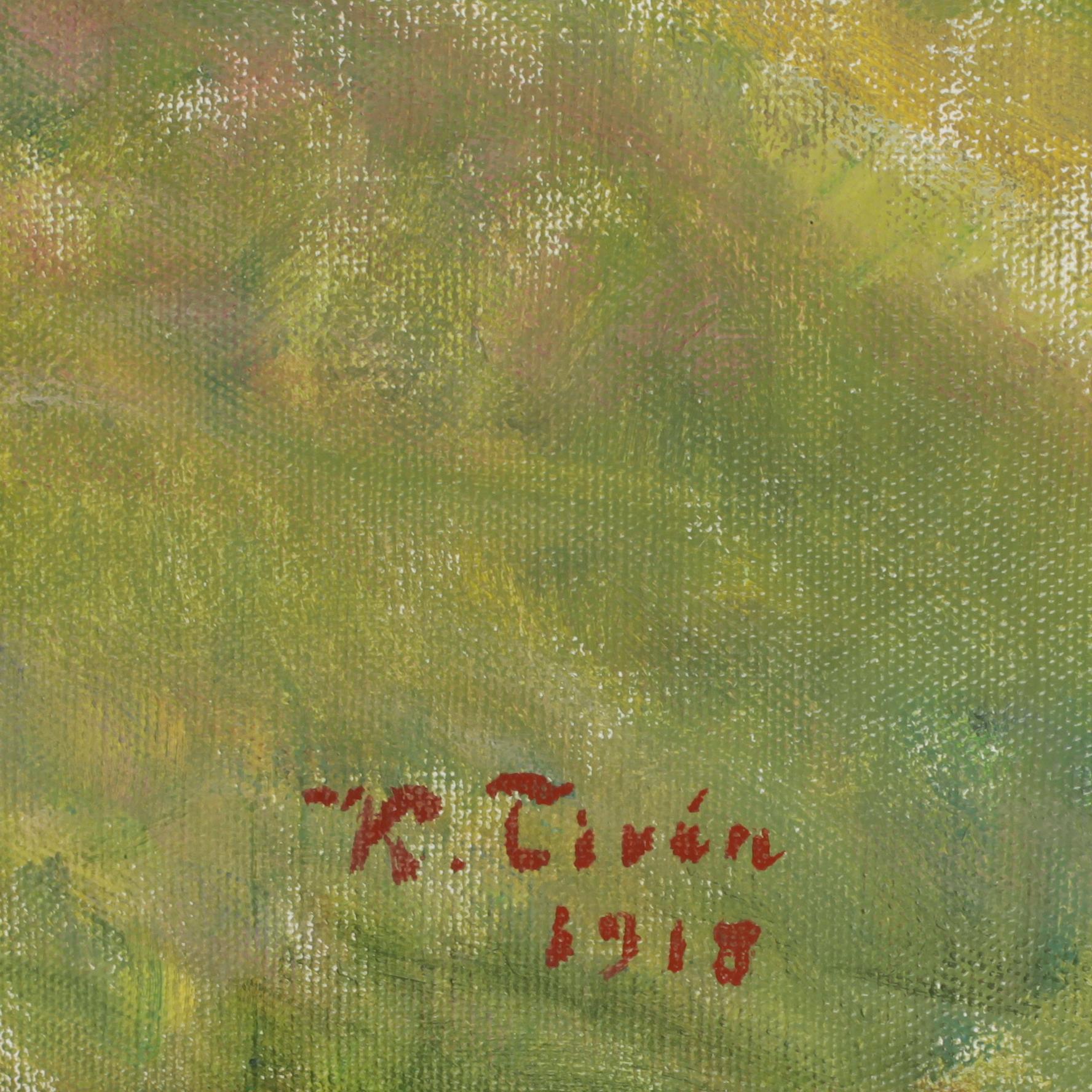 KARL TIRÉN, olja på duk, sign o dat 1918.