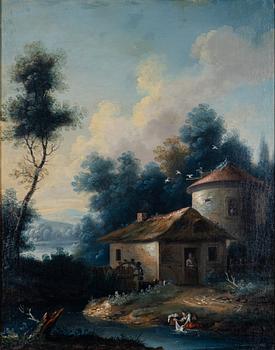Unidentified artist, oil on canvas, France, circa 1800.