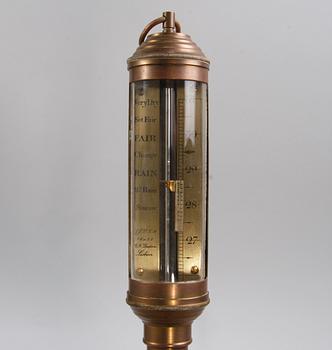 BAROMETER, koppar, mässing, R N Desterro, Lissabon.