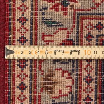 Carpet, Meshed, old, approx. 280 x 185 cm.