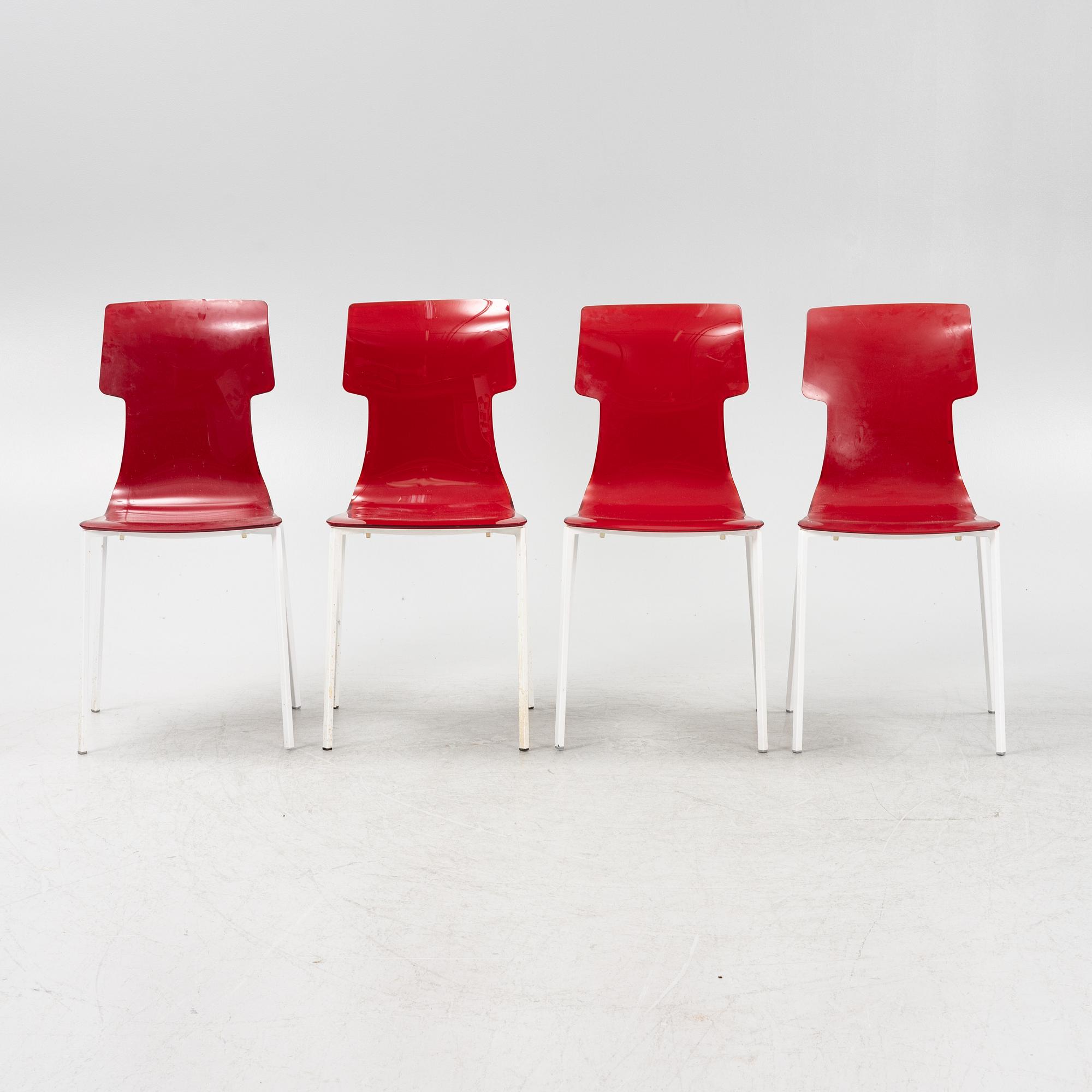 Carlo Colombo, a set of four 'My chair', Guzzini, 21st Century.