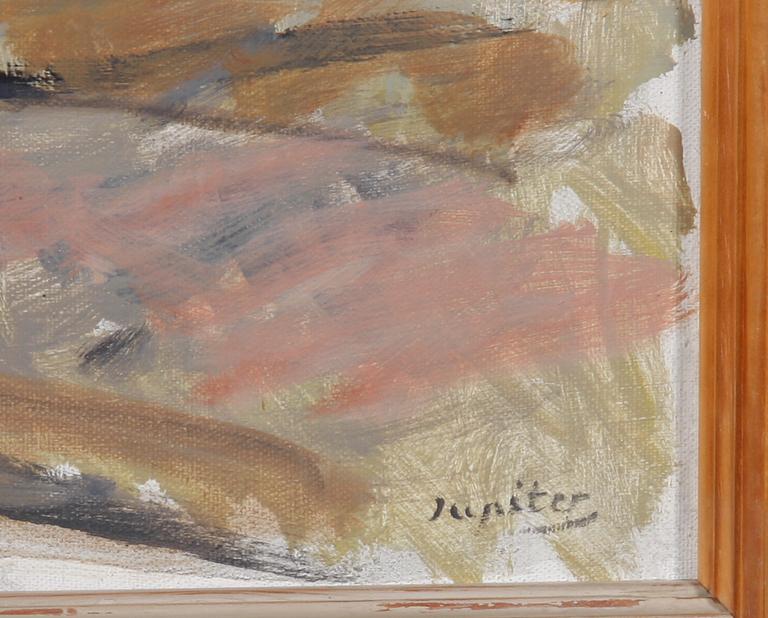 JUPITER, FOLKE, olja på duk, sign.