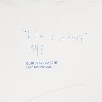 CO Hultén, collage, signerad och daterad 1948.