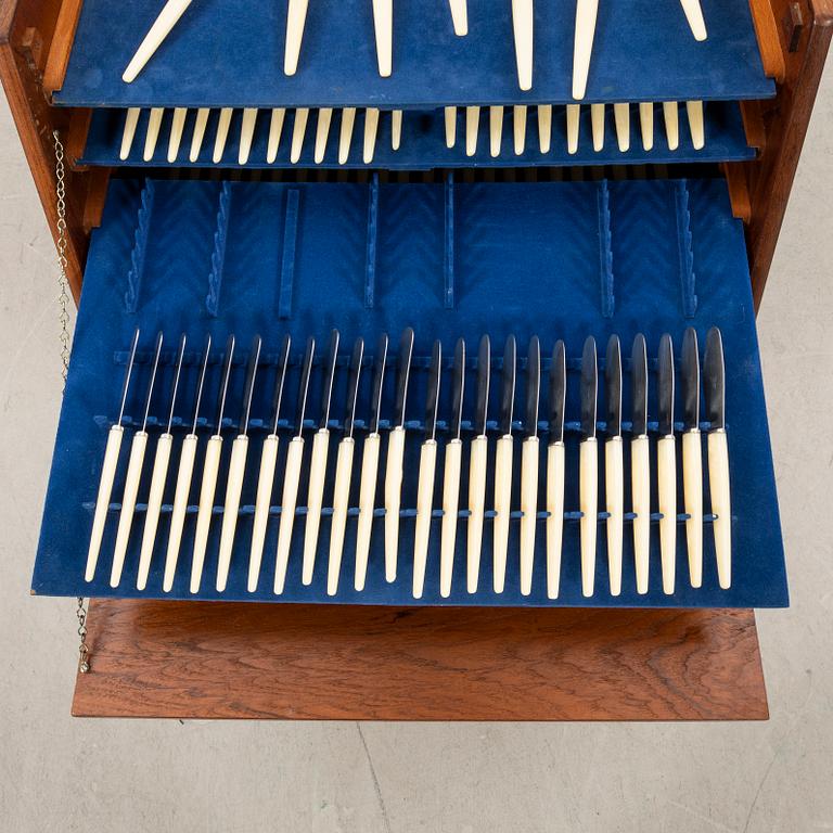 Cutlery approx. 120 pcs "Venus" Asni Denmark mid-20th century with case.