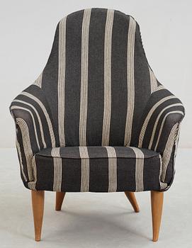 KERSTIN HÖRLIN-HOLMQUIST, fåtölj, "Stora Adam", ur serien Paradiset, NKs Triva-serie, 1950-60-tal.