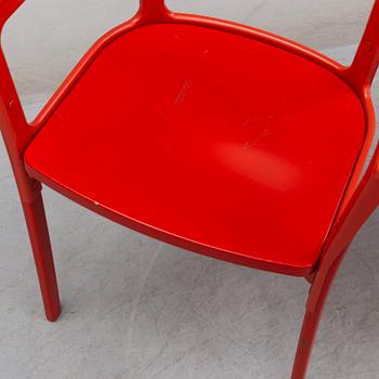 Ronan & Erwan Bouroullec, three 'Steelwood' chairs from Magis, Italy.