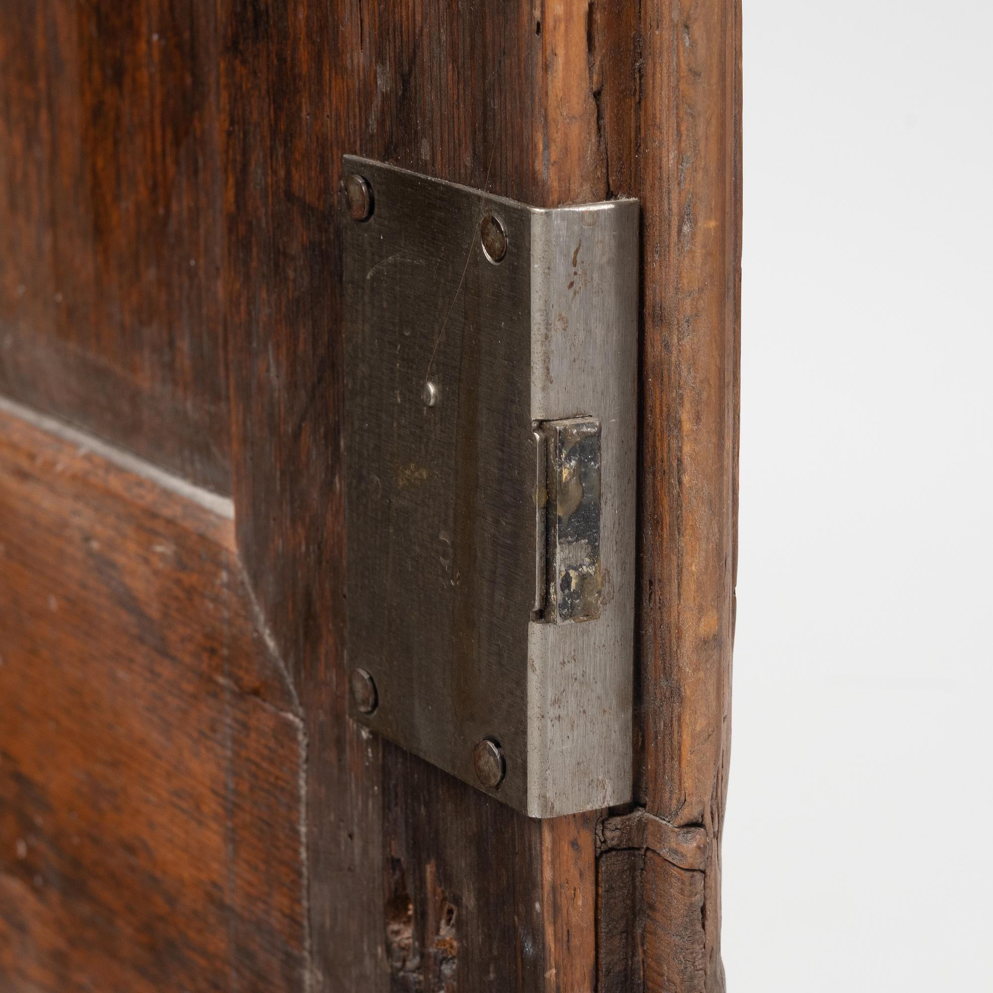 A pinewood cabinet, 18th Century.