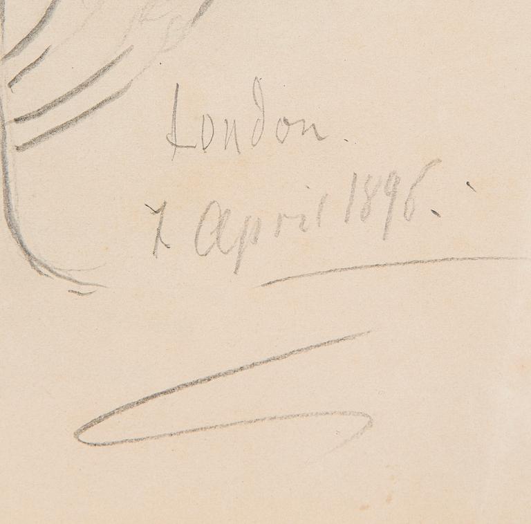 Hugo Simberg, Sketch for "Autumn".