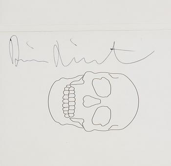 Damien Hirst, "Beyond Belief", 11 st promotionskort i en signerad mapp.