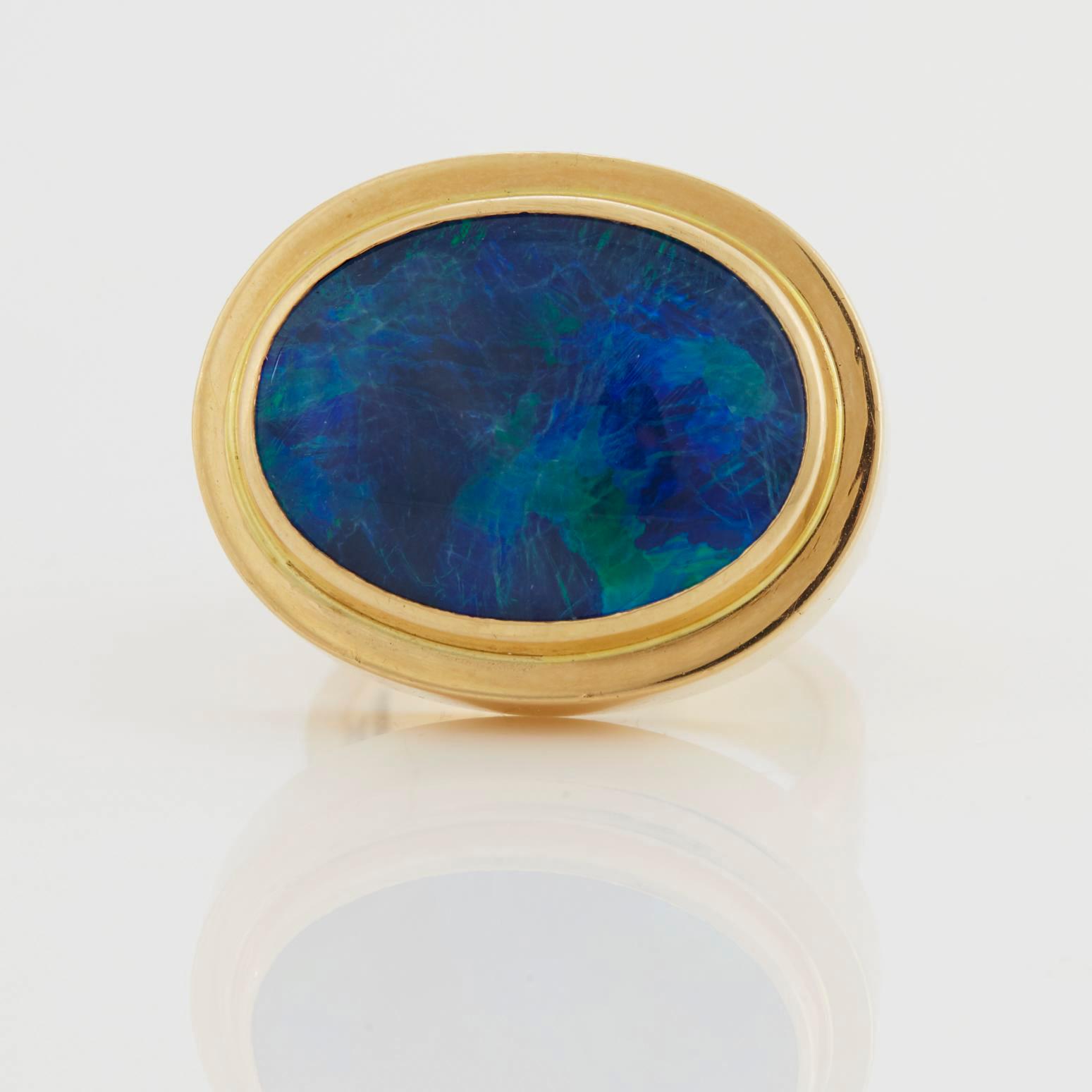 SIGURD PERSSON, Ring with opal.