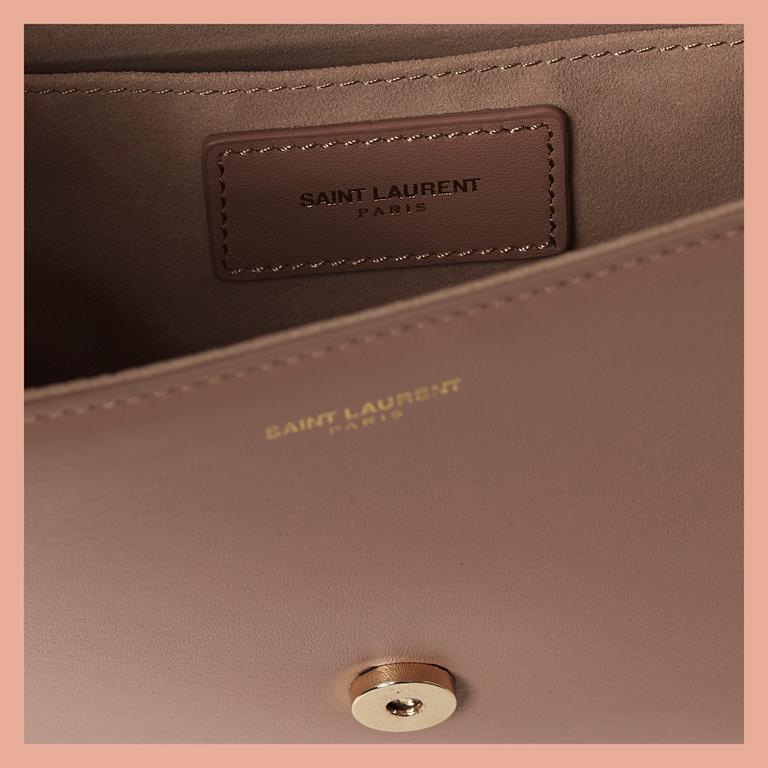 KUVERTVÄSKA, "Chyc leather Clutch", Saint Laurent.