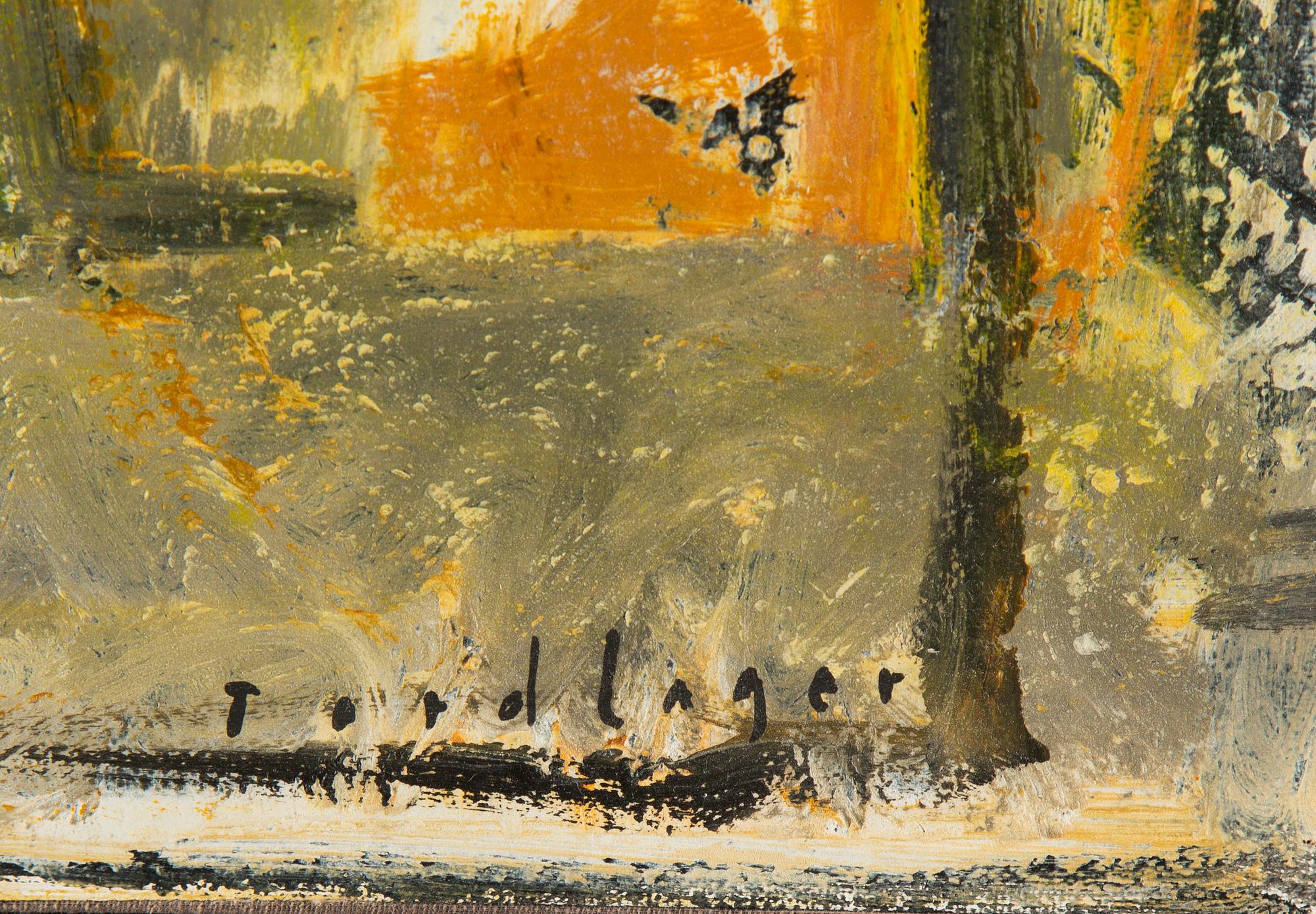 TORD LAGER, oil on canvas, signed.