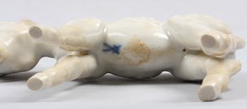 FIGURIN, porslin, Meissen, 1900-tal.